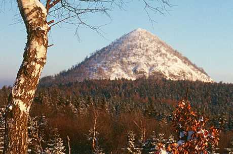 Klíč - čtvrtá nejvyšší hora Lužických hor